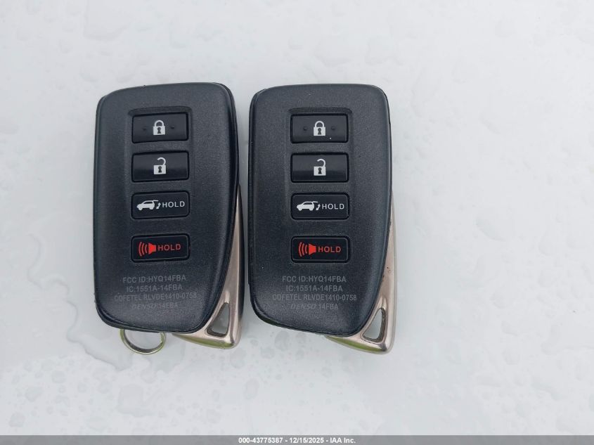 2019 Lexus Nx 300 F Sport VIN: JTJBARBZ6K2180515 Lot: 43775387