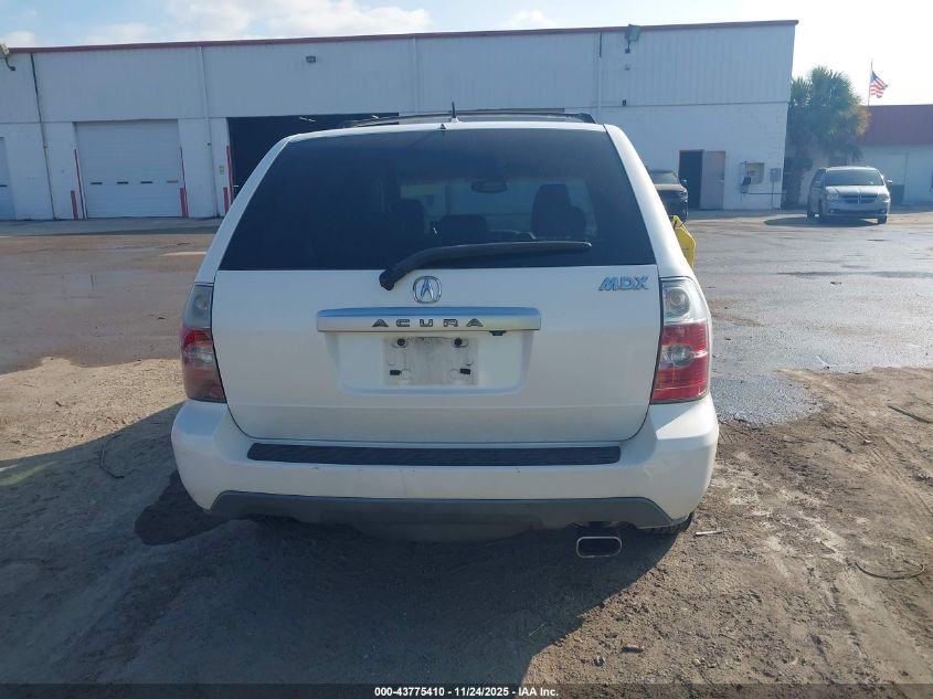 2006 Acura Mdx Touring VIN: 2HNYD18906H56541 Lot: 43775410