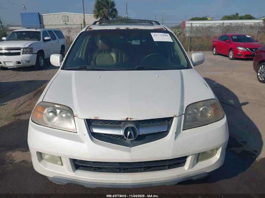 2006 Acura Mdx Touring VIN: 2HNYD18906H56541 Lot: 43775410
