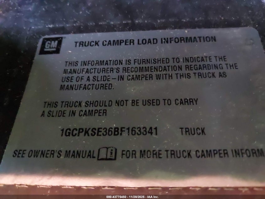 2011 Chevrolet Silverado 1500 Lt VIN: 1GCPKSE36BF163341 Lot: 43775450