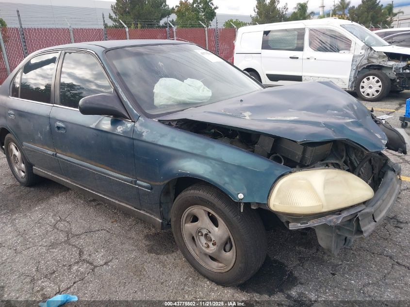1996 Honda Civic Dx VIN: 2HGEJ6624TH507791 Lot: 43775502