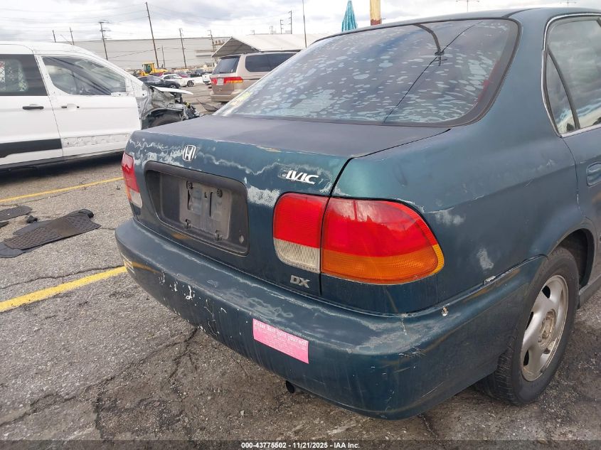 1996 Honda Civic Dx VIN: 2HGEJ6624TH507791 Lot: 43775502