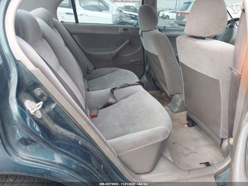 1996 Honda Civic Dx VIN: 2HGEJ6624TH507791 Lot: 43775502