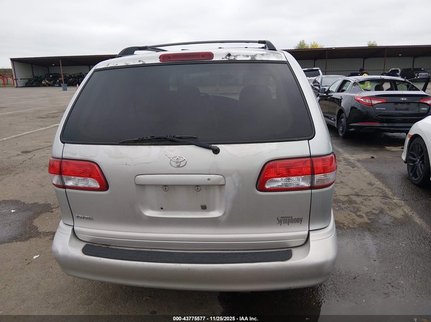 2002 Toyota Sienna Le VIN: 4T3ZF13C32U503909 Lot: 43775577