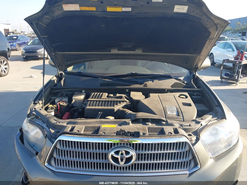 2008 Toyota Highlander Hybrid Limited VIN: JTEEW44A682013040 Lot: 43775629