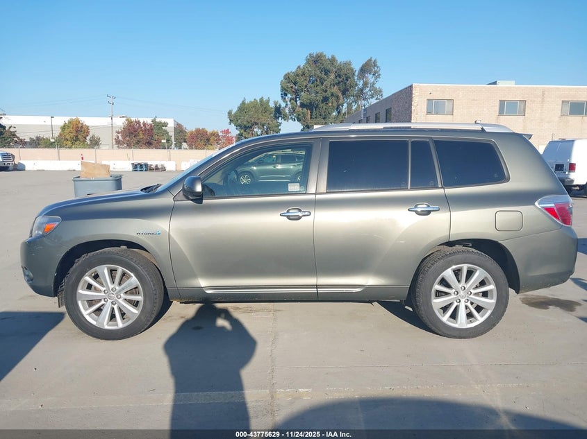 2008 Toyota Highlander Hybrid Limited VIN: JTEEW44A682013040 Lot: 43775629