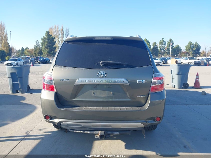 2008 Toyota Highlander Hybrid Limited VIN: JTEEW44A682013040 Lot: 43775629