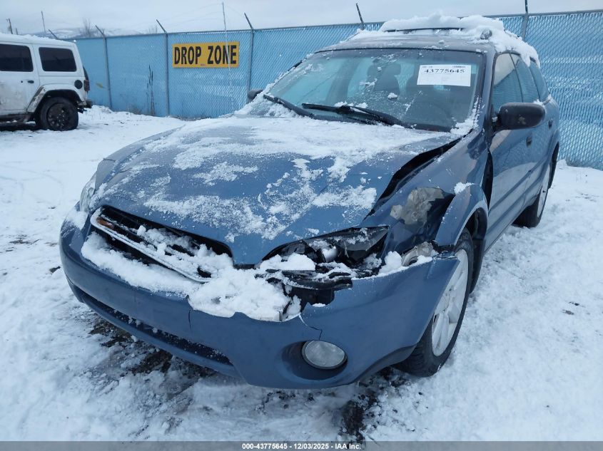 2006 Subaru Outback 2.5I VIN: 4S4BP61C367361458 Lot: 43775645