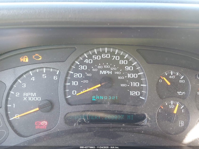 2003 Chevrolet Avalanche 1500 VIN: 3GNEC13T33G155383 Lot: 43775663