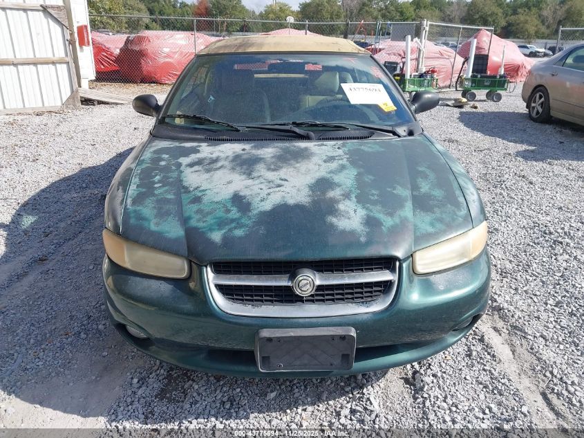 1997 Chrysler Sebring Jxi VIN: 3C3EL55H3VT598690 Lot: 43775694