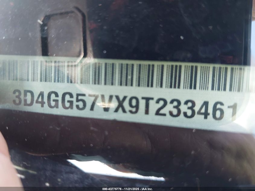 2009 Dodge Journey Sxt VIN: 3D4GG57VX9T233461 Lot: 43775776