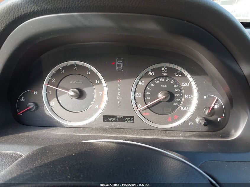 2008 Honda Accord 2.4 Lx-P VIN: 1HGCP264X8A122712 Lot: 43775853