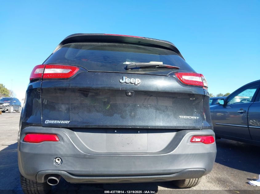 2016 Jeep Cherokee Sport VIN: 1C4PJLAB8GW159448 Lot: 43775914