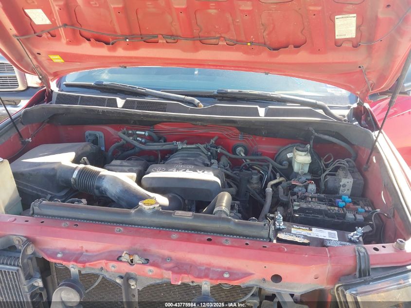 2007 Toyota Tundra Sr5 4.7L V8 VIN: 5TBRT54167S453487 Lot: 43775984