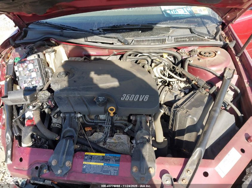 2008 Chevrolet Impala Lt VIN: 2G1WT58N981360889 Lot: 43776066