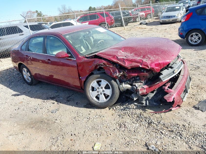 2008 Chevrolet Impala Lt VIN: 2G1WT58N981360889 Lot: 43776066