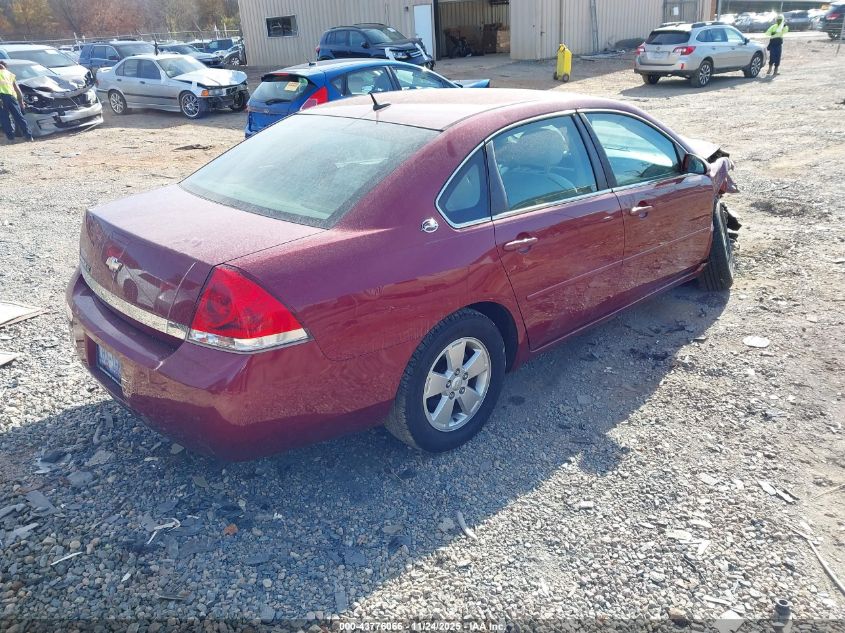 2008 Chevrolet Impala Lt VIN: 2G1WT58N981360889 Lot: 43776066