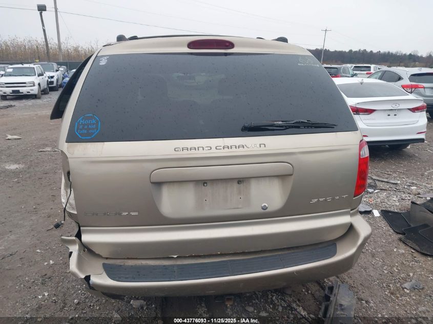 2002 Dodge Grand Caravan Sport VIN: 1B4GP44332B544888 Lot: 43776093