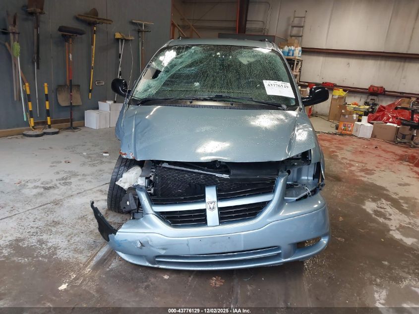 2006 Dodge Grand Caravan Se VIN: 1D4GP24RX6B542284 Lot: 43776129