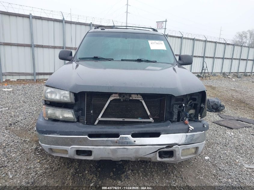 2003 Chevrolet Avalanche 1500 VIN: 3GNEK13T43G252255 Lot: 43776231