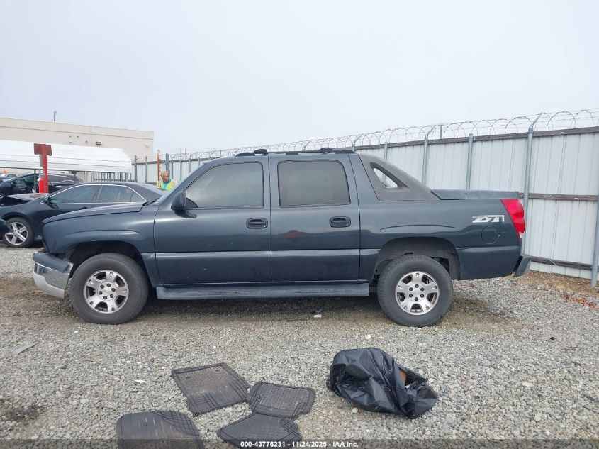 2003 Chevrolet Avalanche 1500 VIN: 3GNEK13T43G252255 Lot: 43776231