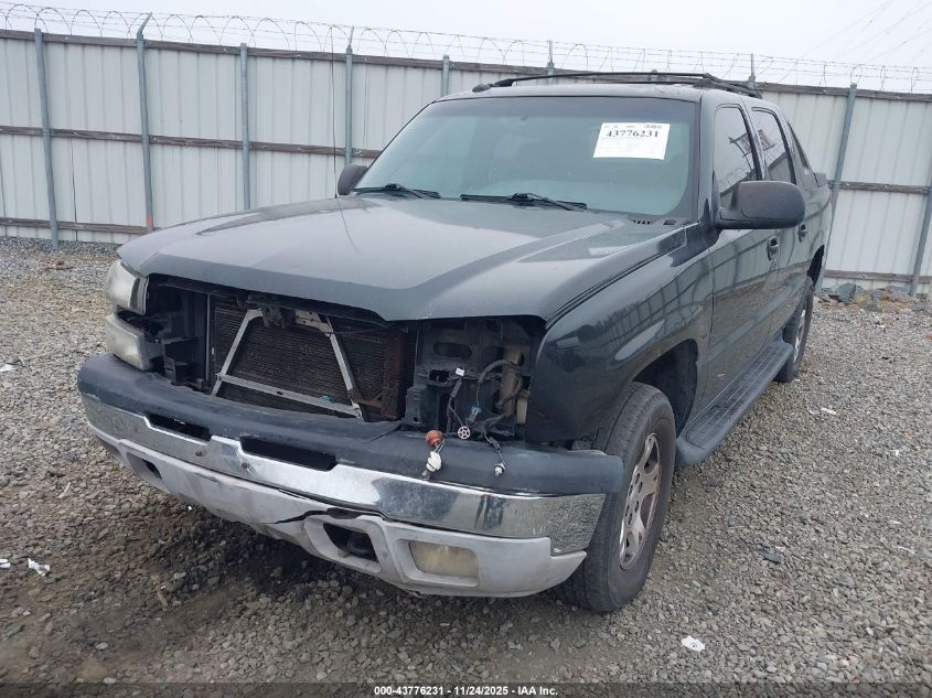2003 Chevrolet Avalanche 1500 VIN: 3GNEK13T43G252255 Lot: 43776231