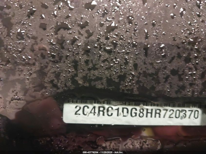 2017 Chrysler Pacifica Touring VIN: 2C4RC1DG8HR720370 Lot: 43776254