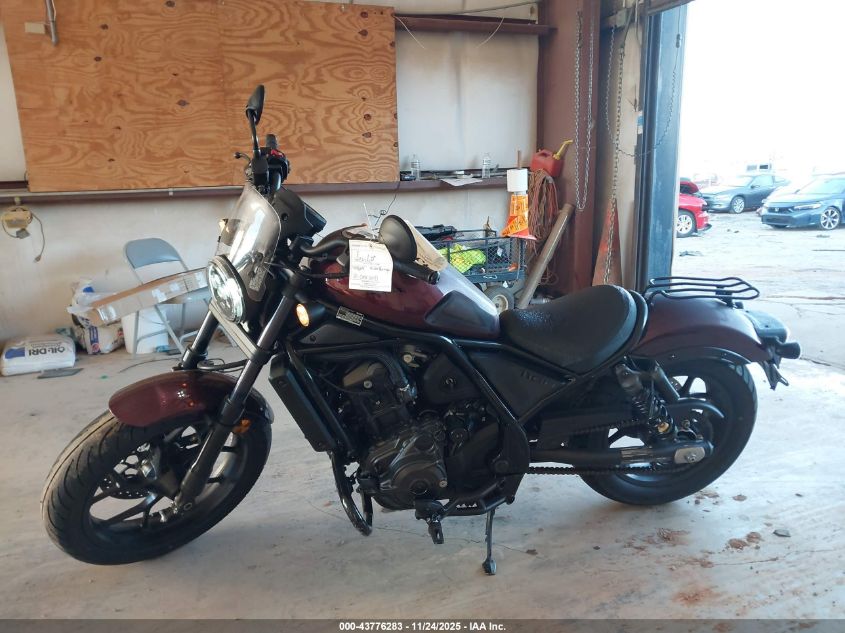 2021 Honda Cmx1100 D VIN: JH2SC8317MK001831 Lot: 43776283