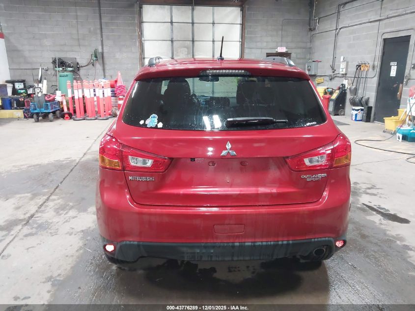 2015 Mitsubishi Outlander Sport Se VIN: 4A4AR4AU2FE021357 Lot: 43776289