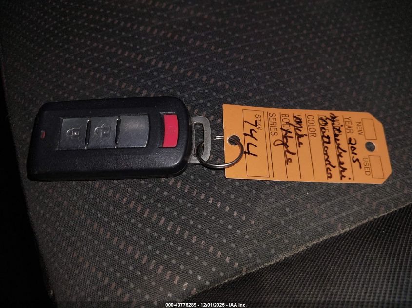 2015 Mitsubishi Outlander Sport Se VIN: 4A4AR4AU2FE021357 Lot: 43776289