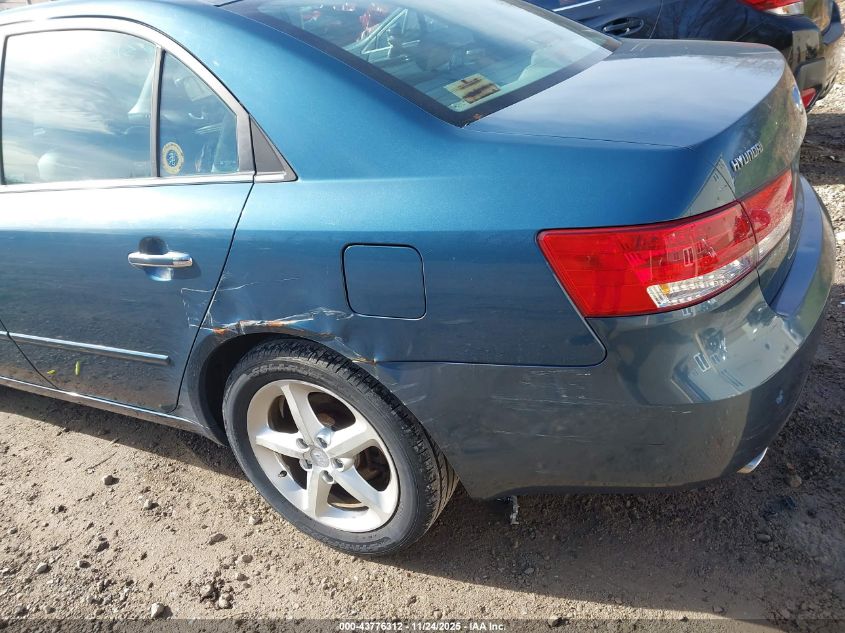 2006 Hyundai Sonata Gls V6/Lx V6 VIN: 5NPEU46F06H153969 Lot: 43776312