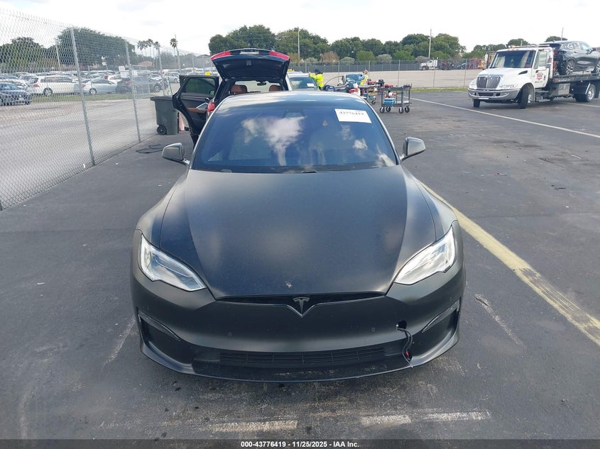 2022 Tesla Model S Plaid Tri Motor All-Wheel Drive VIN: 5YJSA1E63NF459928 Lot: 43776419