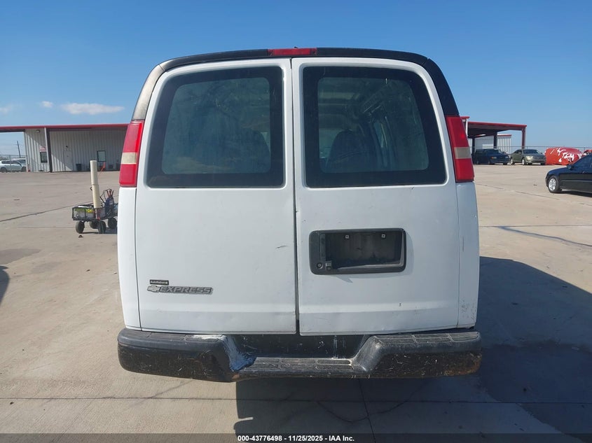 2013 Chevrolet Express 2500 Work Van VIN: 1GCWGFCA0D1184837 Lot: 43776498