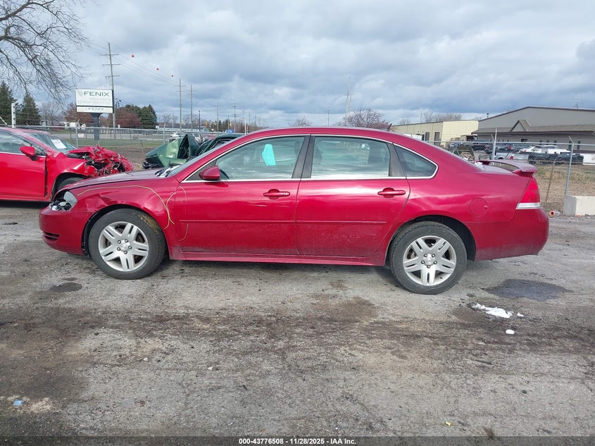 2013 Chevrolet Impala Lt VIN: 2G1WG5E36D1258760 Lot: 43776508