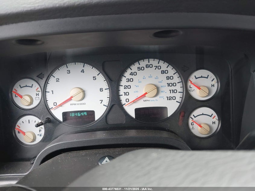 2003 Dodge Ram 1500 Slt/Laramie/St VIN: 1D7HA18N43S169250 Lot: 43776531