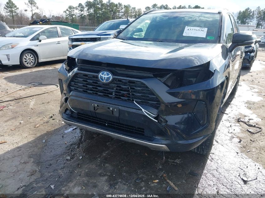 2022 Toyota Rav4 Hybrid Se VIN: JTM16RFV5ND521452 Lot: 43776536