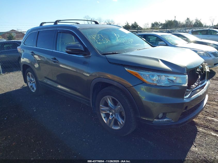 TOYOTA HIGHLANDER LIMITED V6