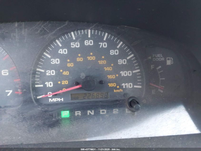 2000 Toyota 4Runner Limited V6 VIN: JT3GN87R8Y0155091 Lot: 43776631