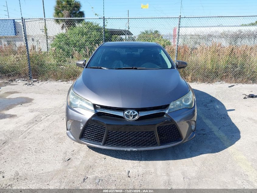 2015 Toyota Camry Se VIN: 4T1BF1FK8FU487774 Lot: 43776655