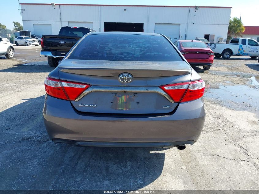 2015 Toyota Camry Se VIN: 4T1BF1FK8FU487774 Lot: 43776655
