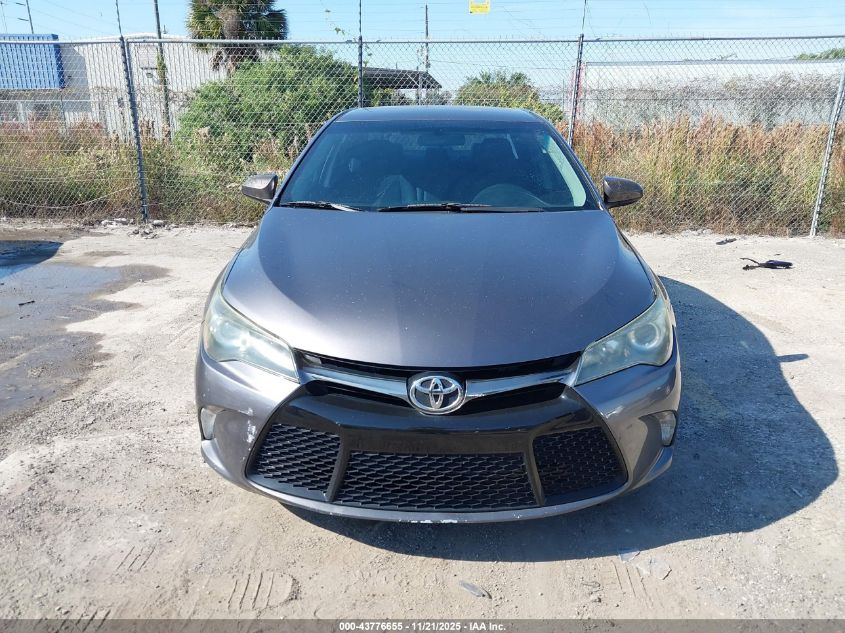 2015 Toyota Camry Se VIN: 4T1BF1FK8FU487774 Lot: 43776655