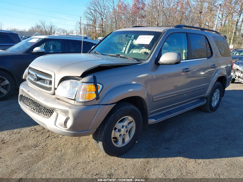 5TDBT48A22S113985 2002 TOYOTA SEQUOIA photo no. 2