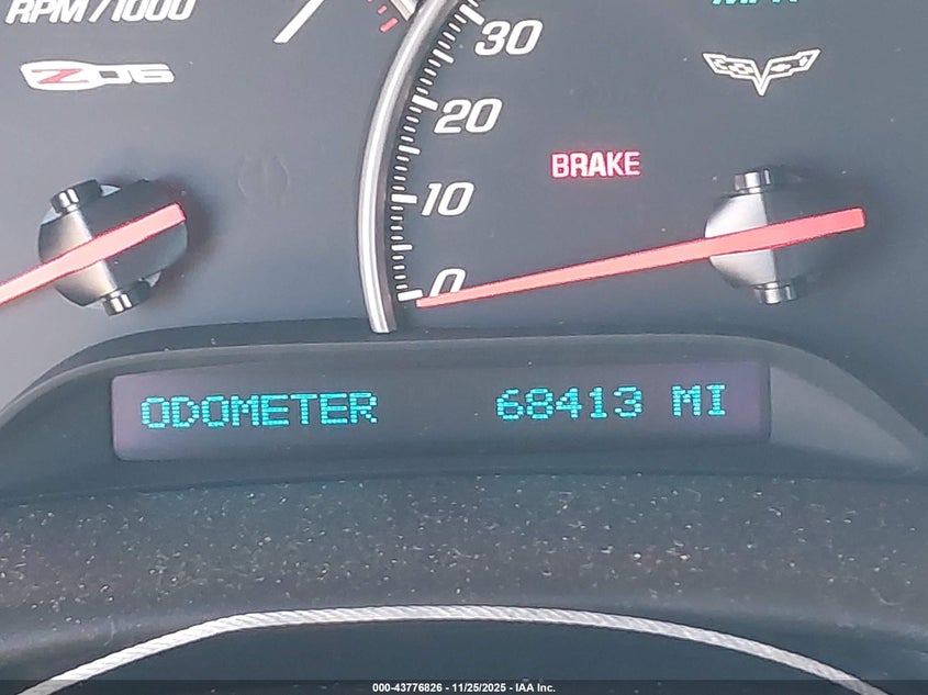 2007 Chevrolet Corvette Z06 Hardtop VIN: 1G1YY26E875137591 Lot: 43776826