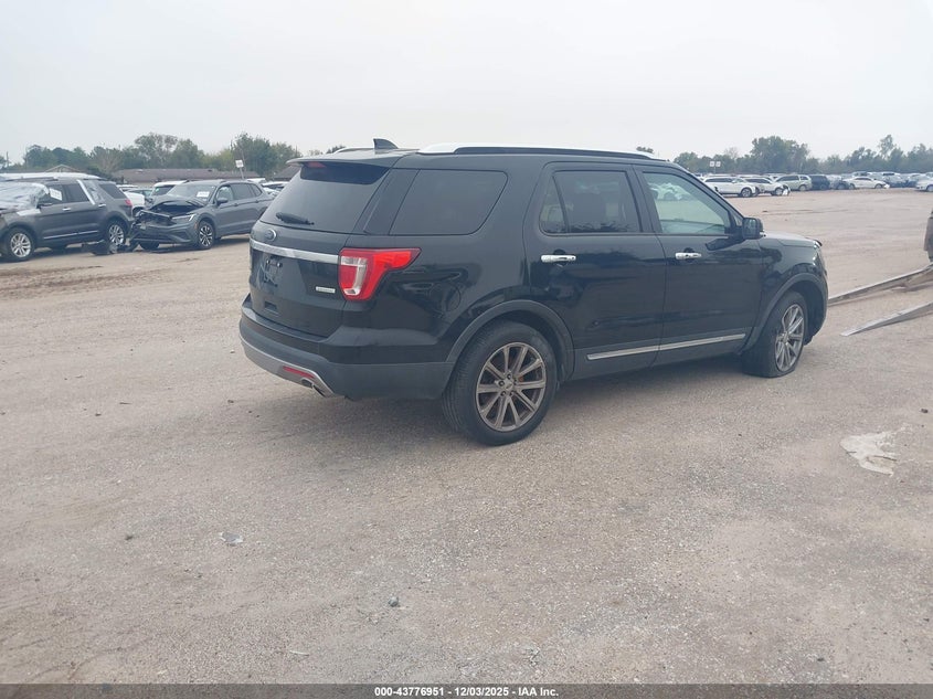 Vin: 1fm5k7fh9hgc08754, lot: 44272390, ford explorer limited 20174