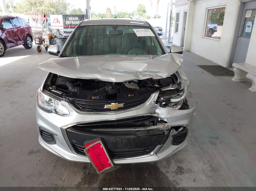 2020 Chevrolet Sonic Fwd Ls VIN: 1G1JB5SB9L4117009 Lot: 43777023