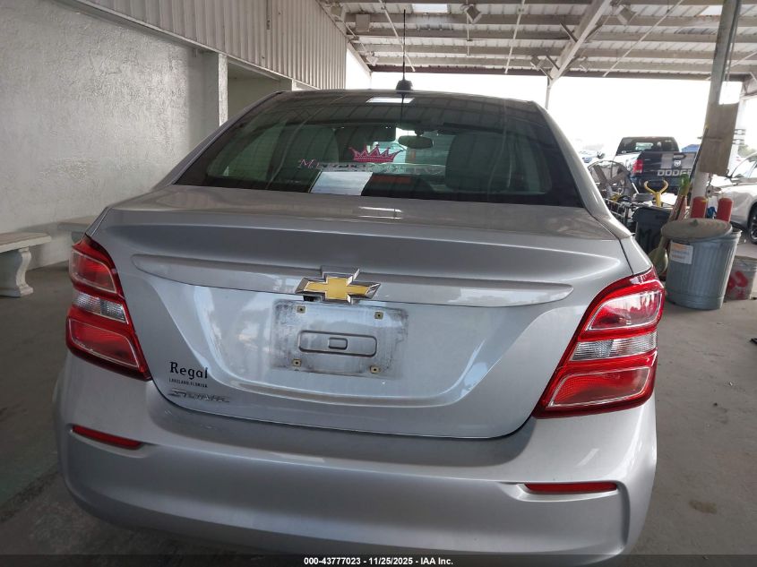 2020 Chevrolet Sonic Fwd Ls VIN: 1G1JB5SB9L4117009 Lot: 43777023