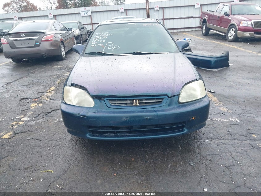 1998 Honda Civic Ex VIN: 1HGEJ8242WL045791 Lot: 43777054