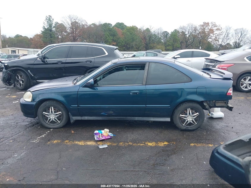 1998 Honda Civic Ex VIN: 1HGEJ8242WL045791 Lot: 43777054