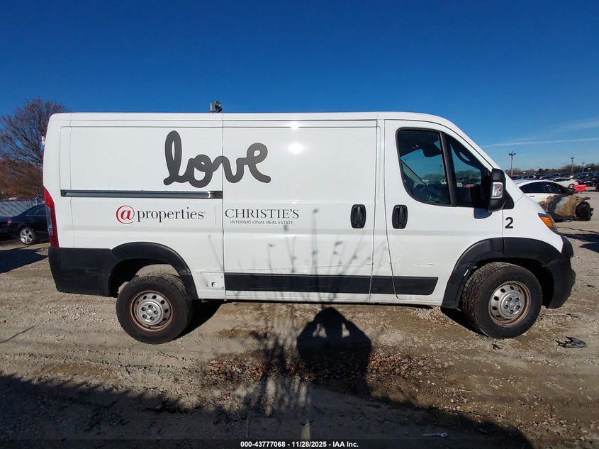 2023 Ram Promaster 1500 Low Roof 136 Wb VIN: 3C6LRVAGXPE516919 Lot: 43777068