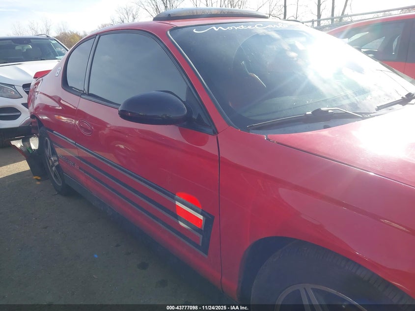 2004 Chevrolet Monte Carlo Supercharged Ss VIN: 2G1WZ121749337345 Lot: 43777098